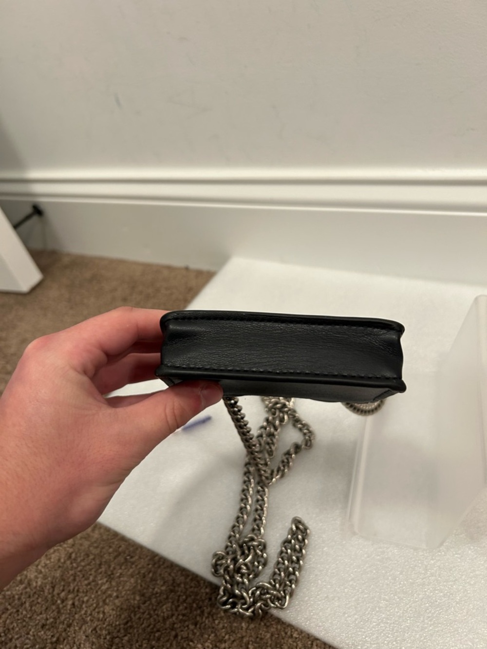 Kurt Geiger Kensington micro quilted crossbody bag purse - Picture 6 of 7